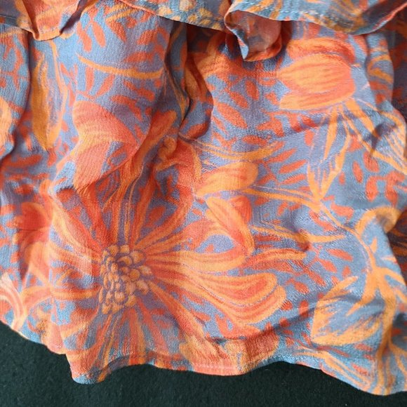 Jens Pirate Booty Garden Party Malia Floral Tiered Mini Skirt Sz S NWOT $189 - Picture 7 of 11